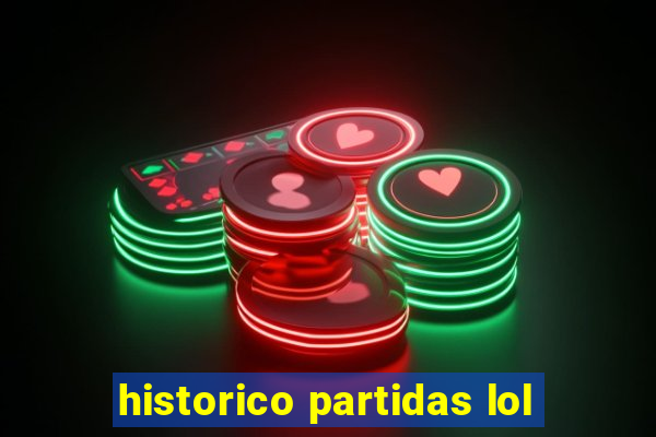 historico partidas lol